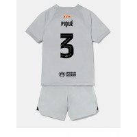 Barcelona Gerard Pique #3 Tredje sæt Børn 2022-23 Kortærmet (+ Korte bukser)